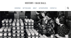 Desktop Screenshot of historyofthebaseball.com